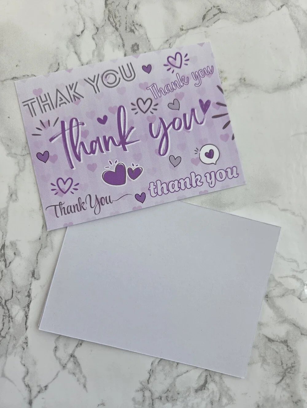 60 Poshmark Shopping Thank You Cards 4 x 3